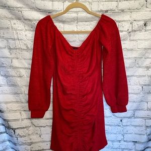 Fashion Nova, red dress/top